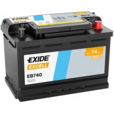 74 Ah EXIDE EXCEL